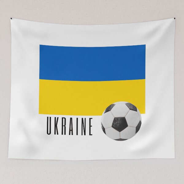 Item preview, Flag of Ukraine with a Football designed and sold by Frasmosa.