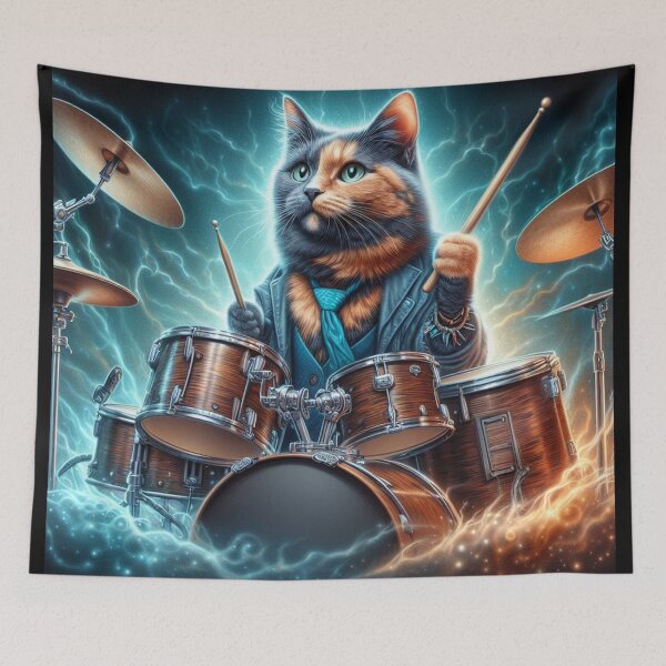 Item preview, Cat Drummer 1 : Cozy Catwell designed and sold by Z0Ne.