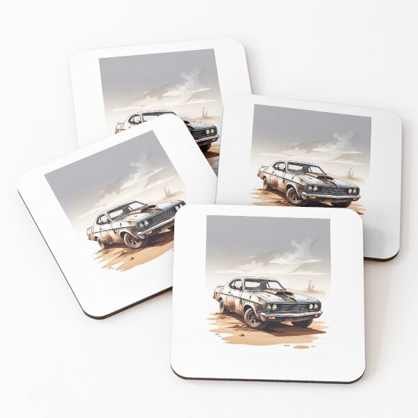 Item preview, Old Car in a Post-Apocalyptic Desert designed and sold by Brasuca's Art.