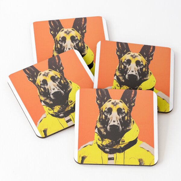 Item preview, German Shepherd Rescue Emergency Service Dog designed and sold by luvandsocial.