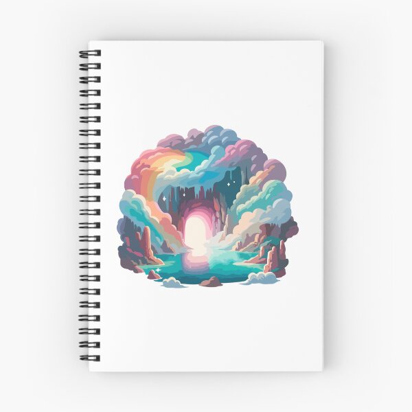 Item preview, Magical Rainbow Cave - Enchanted Fantasy Landscape designed and sold by Akioos.