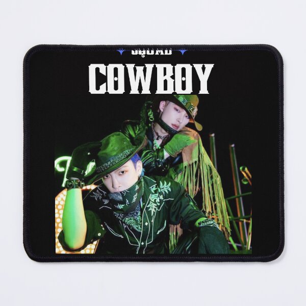 Item preview, Cowboy Squad Ateez Mingi and Hongjoong Design - K-Pop Merch designed and sold by Pink Lemon.