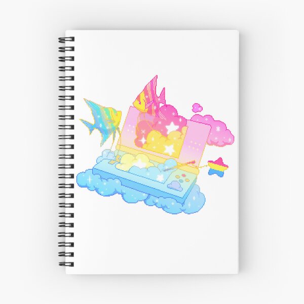 Item preview, Pansexual Flag LGBT Pride Angelfish Pixel Art designed and sold by OceanicScribble.