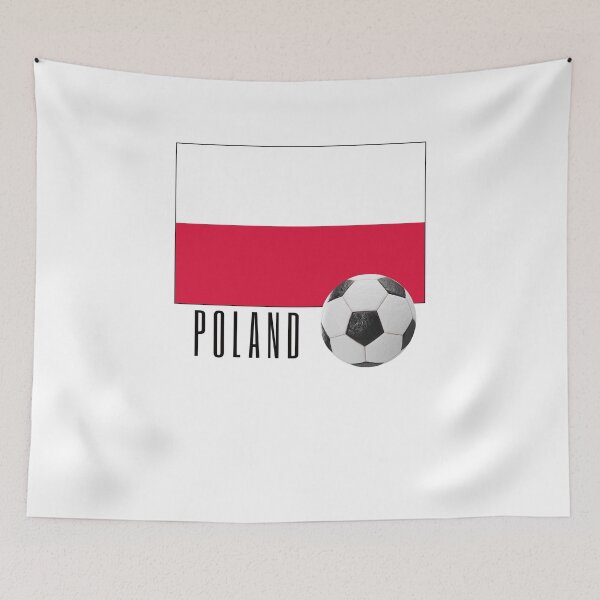 Item preview, Flag of Poland with a Football designed and sold by Frasmosa.