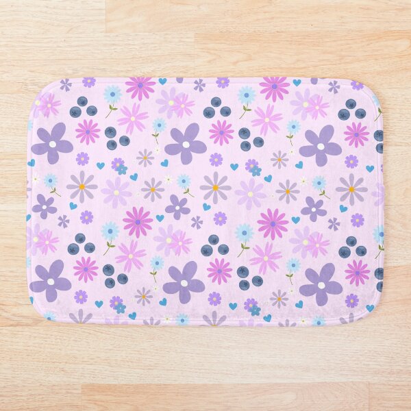 Item preview, Patrón floral rosa y morado: diseño delicado y divertido designed and sold by adriaquart.