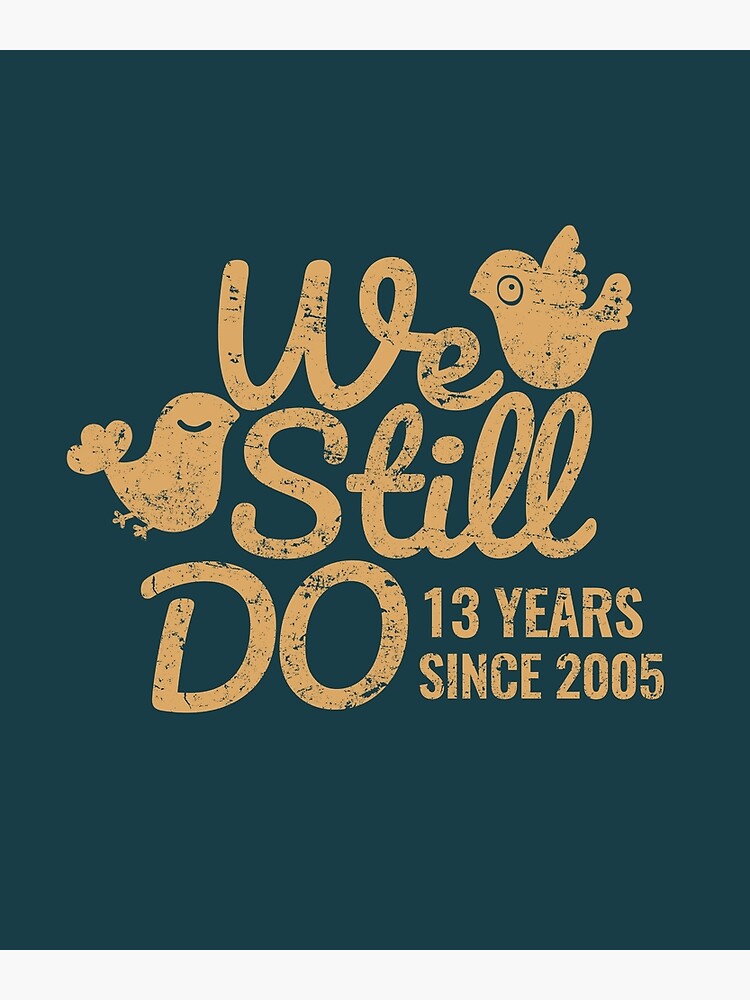 "Lace Wedding Anniversary Gift Tee Thirteen Years of Marriage Matching