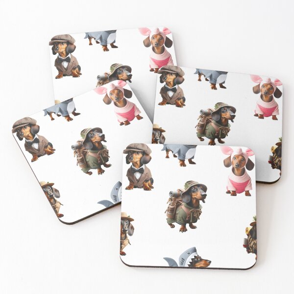 Item preview, Dachshunds in costumes designed and sold by Kajiart.
