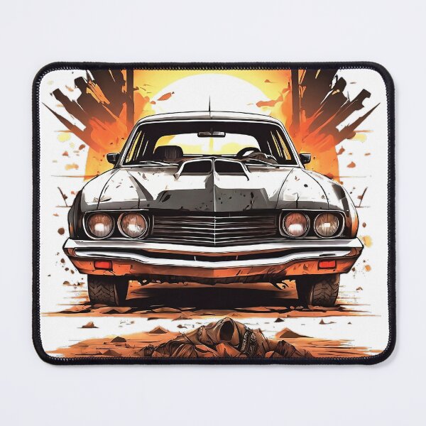 Item preview, Old Car in a Post-Apocalyptic Desert 2 designed and sold by Brasuca's Art.