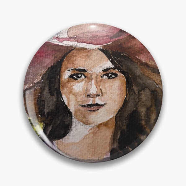 Item preview, Girl In A Floppy Hat designed and sold by TheArtCave.