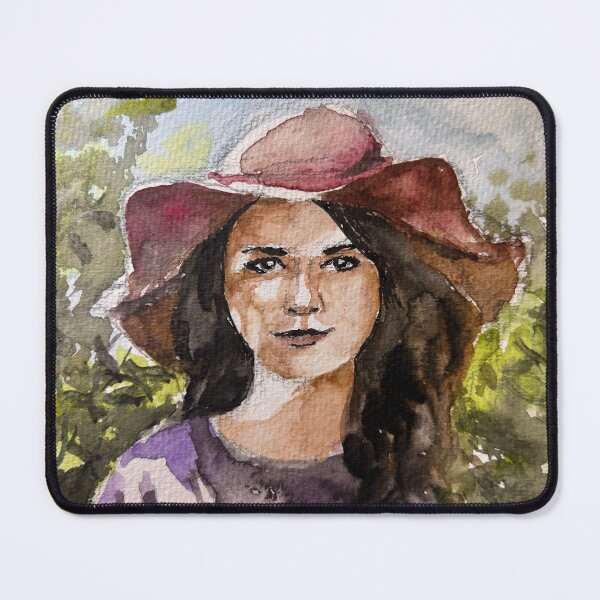 Item preview, Girl In A Floppy Hat designed and sold by TheArtCave.