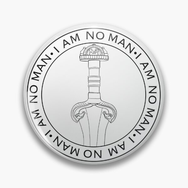 Item preview, I am no man badge designed and sold by OctoFox Creations.