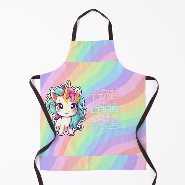 Item preview, Every time you eat a carb, one unicorn dies. designed and sold by amyness.