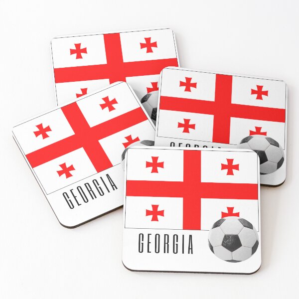Item preview, Flag of Georgia with a Football designed and sold by Frasmosa.