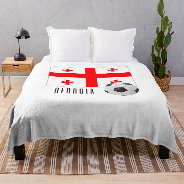 Item preview, Flag of Georgia with a Football designed and sold by Frasmosa.