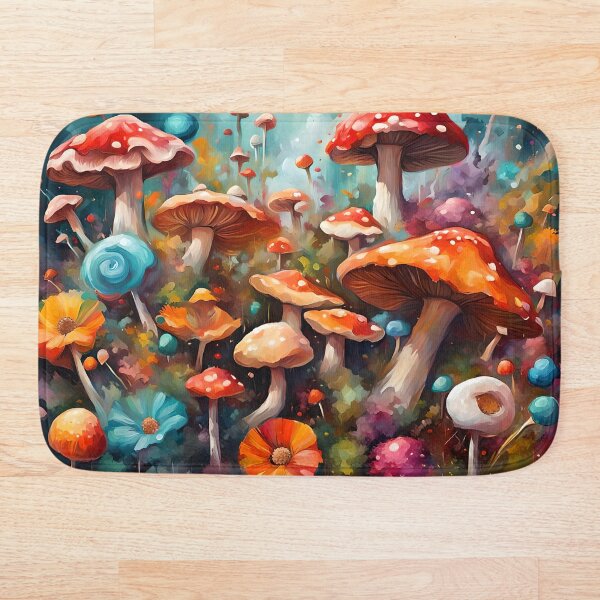 Item preview, Mushrooms: Vibrant Fungi Fantasia 018 designed and sold by REALDesign-Shop.