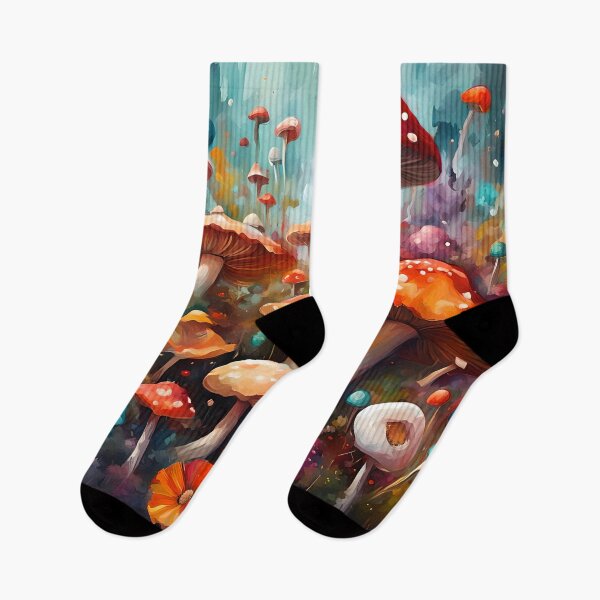 Item preview, Mushrooms: Vibrant Fungi Fantasia 018 designed and sold by REALDesign-Shop.