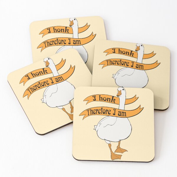 Item preview, I honk, Therefore I am designed and sold by Megan Noel Opava.
