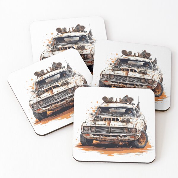 Item preview, Old Car in a Post-Apocalyptic Desert 3 designed and sold by Brasuca's Art.