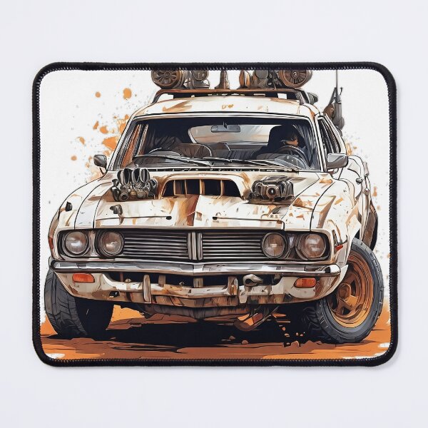 Item preview, Old Car in a Post-Apocalyptic Desert 3 designed and sold by Brasuca's Art.