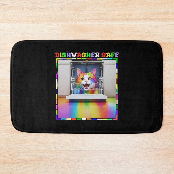 Item preview, Dishwasher Safe With Funny Cat designed and sold by LadyGoodwill.