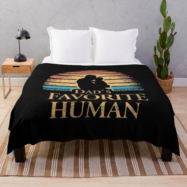 Item preview, Dad Favorite Human - Sunset Vector Art T-Shirt designed and sold by AI-volution.