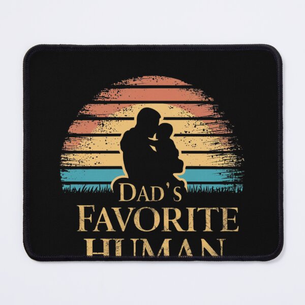 Item preview, Dad Favorite Human - Sunset Vector Art T-Shirt designed and sold by AI-volution.