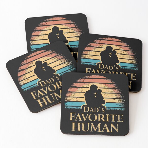 Item preview, Dad Favorite Human - Sunset Vector Art T-Shirt designed and sold by AI-volution.