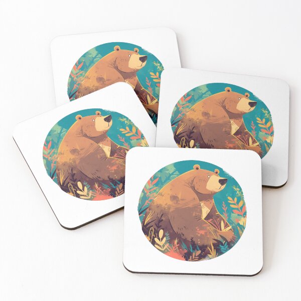 Item preview, kodiak bear // Endangered species // Animal in danger // Mammal Animal  designed and sold by SMARTKIT  DESIGNAGENCY.