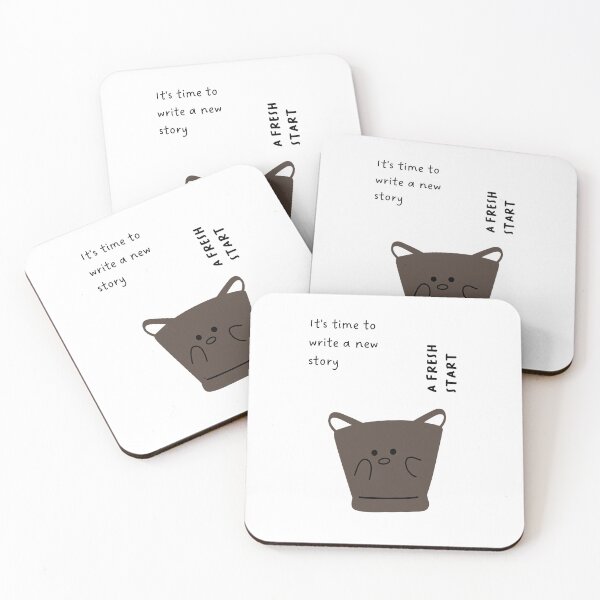 Item preview, A fresh start - It's time to write a new story | Cute Bucket Illustration designed and sold by RM-Journey.
