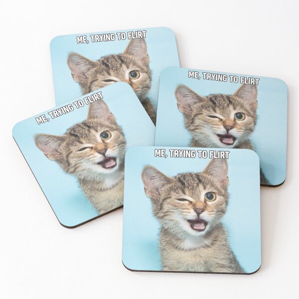 Item preview, cat meme,me trying to flirt designed and sold by Topshop6.