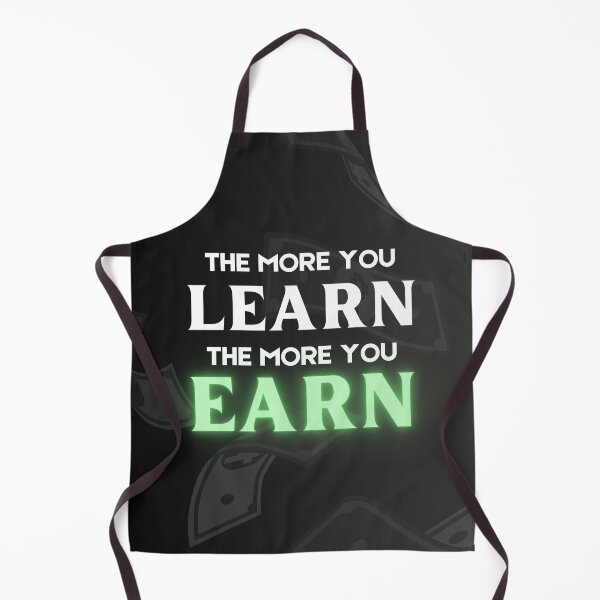 Item preview, The More You Learn The More You Earn Men's Money Poster designed and sold by SantisLab.