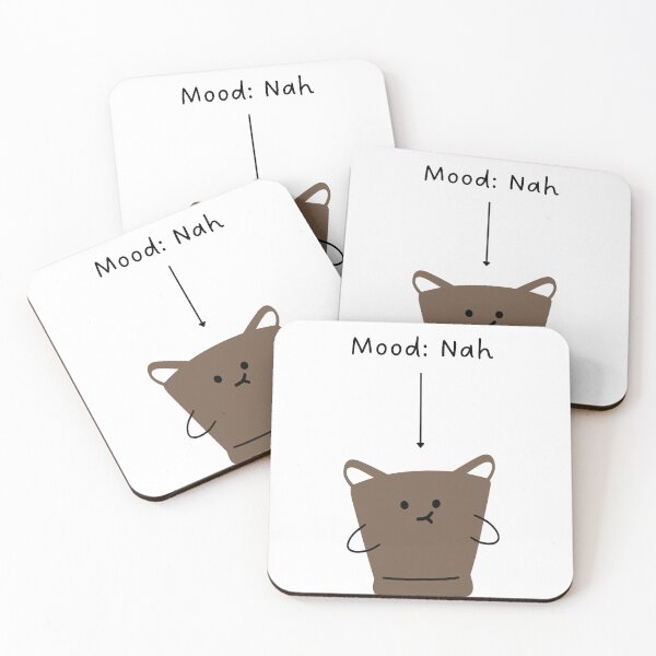 Item preview, Mood - Nah | Cute Bucket Illustration designed and sold by RM-Journey.