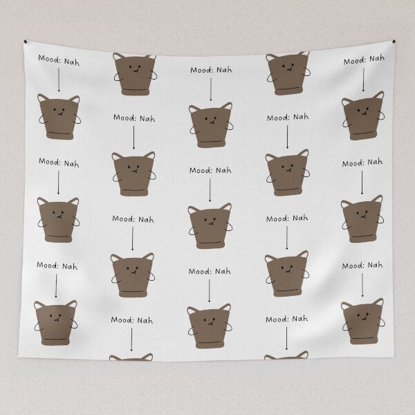 Item preview, Mood - Nah | Cute Bucket Illustration designed and sold by RM-Journey.