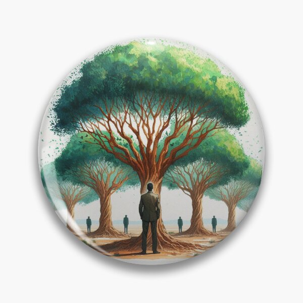 Item preview, Connected Roots - Nature & Humanity Artwork designed and sold by VivoVita.