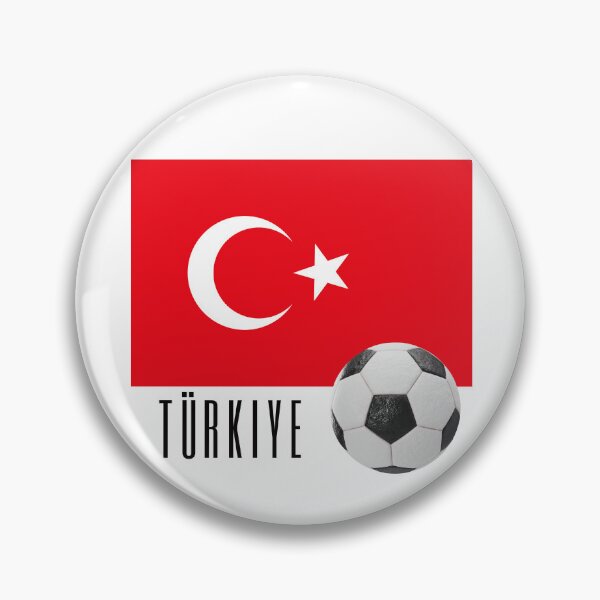 Item preview, Flag of Türkiye with a Football designed and sold by Frasmosa.
