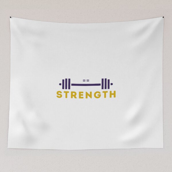 Item preview, Gym Workout Barbell - Strength Yellow designed and sold by Weknes.
