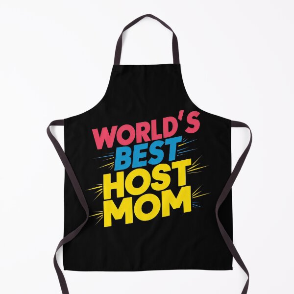 Item preview, World's Best Host Mom - Bold and Colorful Design designed and sold by VoyteksDesigns.
