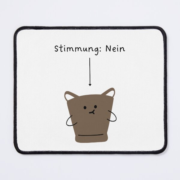 Item preview, Stimmung - Nein | Cute Bucket Illustration designed and sold by RM-Journey.