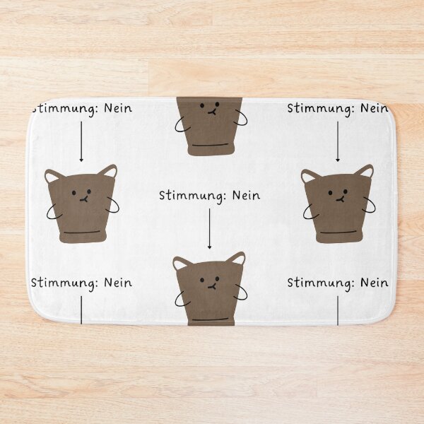 Item preview, Stimmung - Nein | Cute Bucket Illustration designed and sold by RM-Journey.