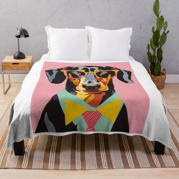 Item preview, Doberman Student with Orange Glasses designed and sold by luvandsocial.