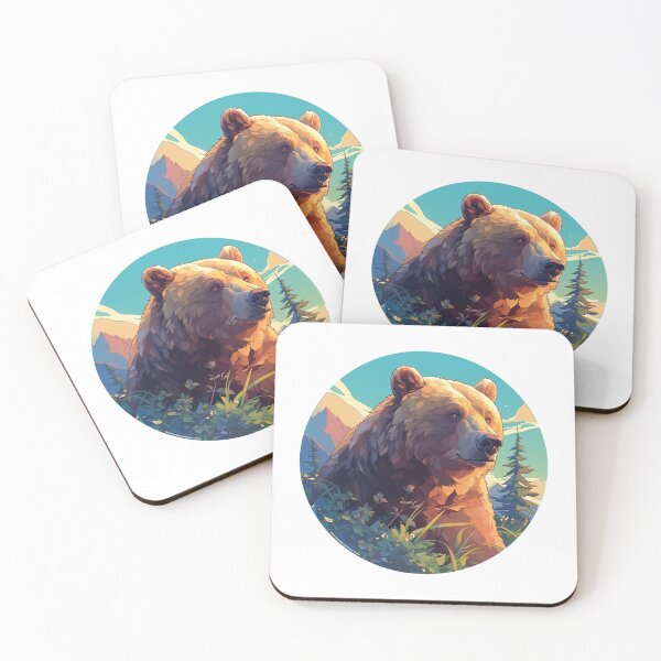 Item preview, kodiak bear // Endangered species // Animal in danger // Mammal Animal  designed and sold by SMARTKIT  DESIGNAGENCY.