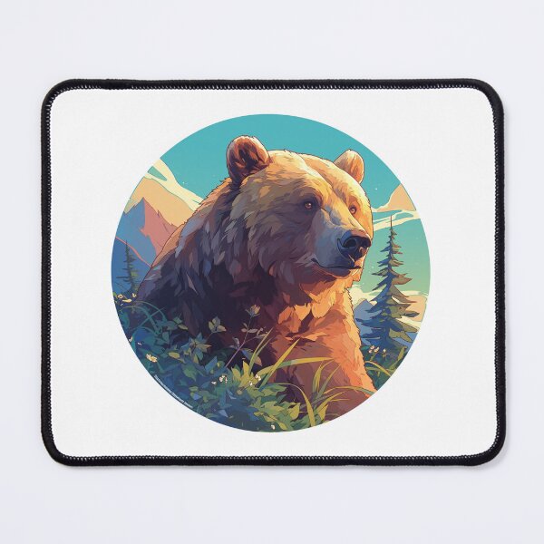 Item preview, kodiak bear // Endangered species // Animal in danger // Mammal Animal designed and sold by SMARTKIT DESIGNAGENCY.
