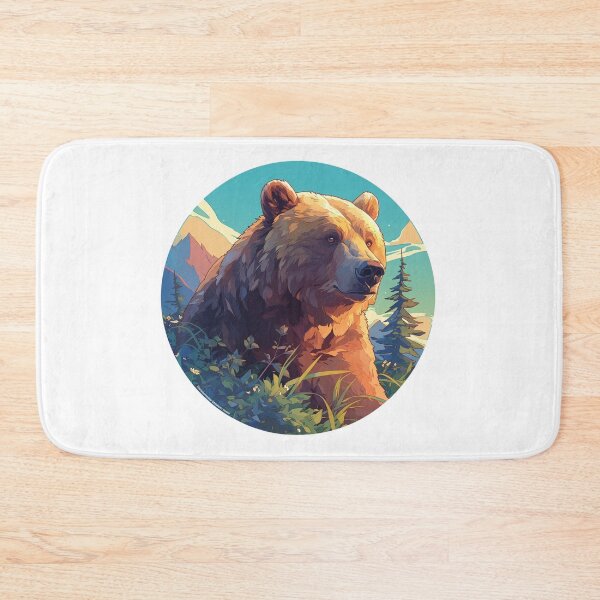 Item preview, kodiak bear // Endangered species // Animal in danger // Mammal Animal  designed and sold by SMARTKIT  DESIGNAGENCY.