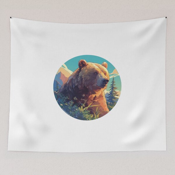 Item preview, kodiak bear // Endangered species // Animal in danger // Mammal Animal  designed and sold by SMARTKIT  DESIGNAGENCY.