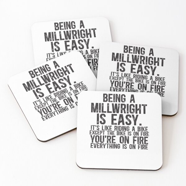 Item preview, Being a Millwright Is Easy It is Like Riding A Bike Except the Bike is on Fire designed and sold by TeesYouWant.