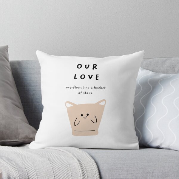 Item preview, Our love overflows like a bucket of stars | Cute Bucket Illustration designed and sold by RM-Journey.