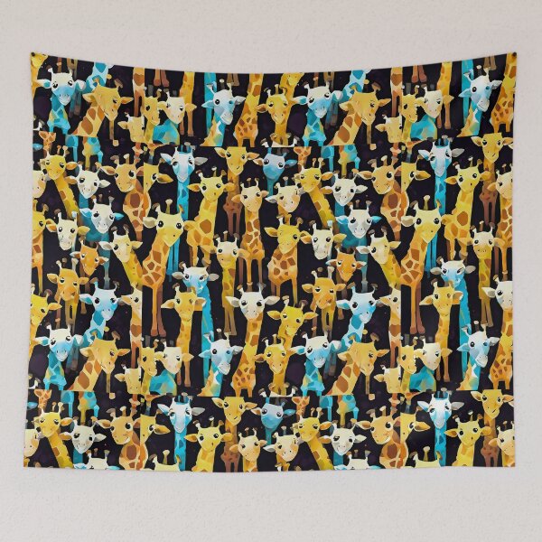 Item preview, Cute Giraffe Wallpaper designed and sold by Zenvo.