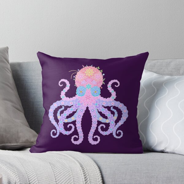 Item preview, Floral  Animal "Octopus" WeArePrettierThanFlowers designed and sold by 366birthflower.