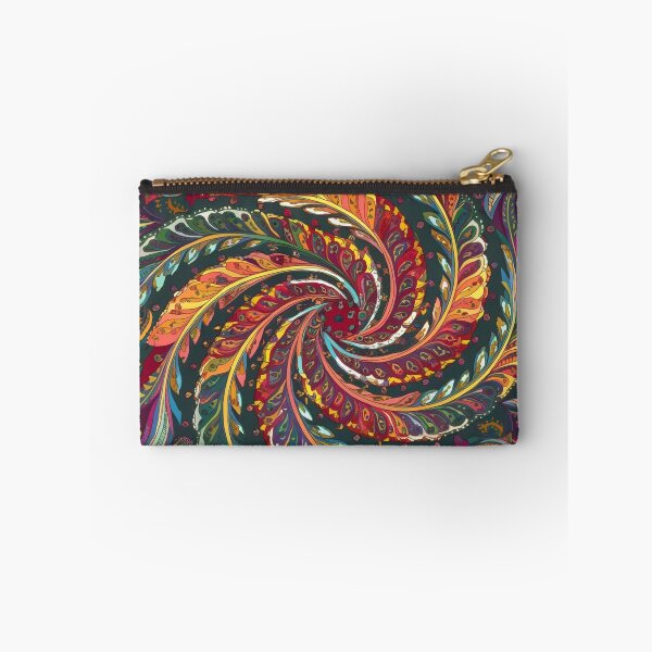 Item preview, swirling colorful feathers designed and sold by metebf.