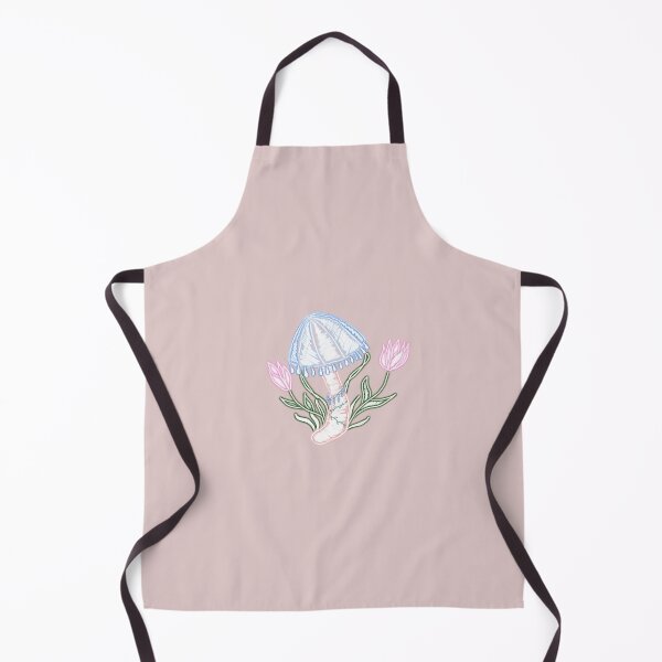 Item preview, Neon mushroom with flowers designed and sold by blackygoldcat.